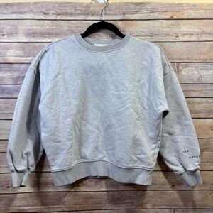 Les Coyotes De Paris Gray Spellout Sweatshirt Size 12
